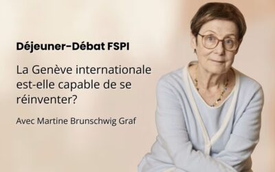 Déjeuner-débat FSPI avec Martine Brunschwig Graf